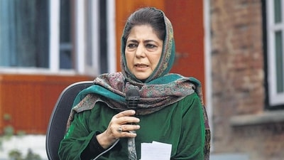 PDP president Mhebooba Mufti in their poll manifesto promised to restore Jammu and Kashmir to its "original status" (File) (HT_PRINT) PDP president Mhebooba Mufti in their poll manifesto promised to restore Jammu and Kashmir to its "original status" (File) (HT_PRINT)