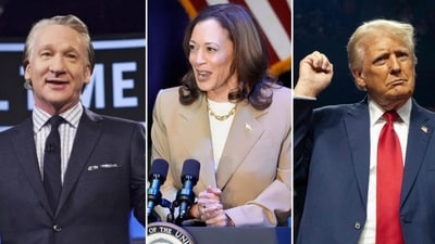 Bill Maher says Kamala Harris ignoring press is ‘more insulting’ than Donald Trump’s behaviour towards news orgs (Janet Van Ham / HBO, AP, photo by Rebecca Noble / GETTY IMAGES NORTH AMERICA / Getty Images via AFP) Bill Maher says Kamala Harris ignoring press is ‘more insulting’ than Donald Trump’s behaviour towards news orgs (Janet Van Ham / HBO, AP, photo by Rebecca Noble / GETTY IMAGES NORTH AMERICA / Getty Images via AFP)