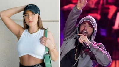 Eminem’s daughter Hailie Jade reveals how she feels while listening to her dad's songs (hailiejade/Instagram, AP/PTI)