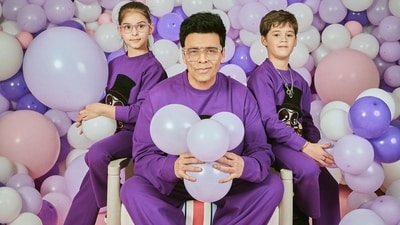 Karan Johar shared a post on Instagram and reacted to a person's comment. Karan Johar shared a post on Instagram and reacted to a person's comment.