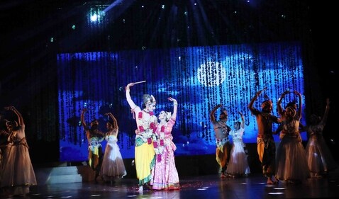 A scene from the dance-drama, Krishna, by Shriram Bharatiya Kala Kendra.