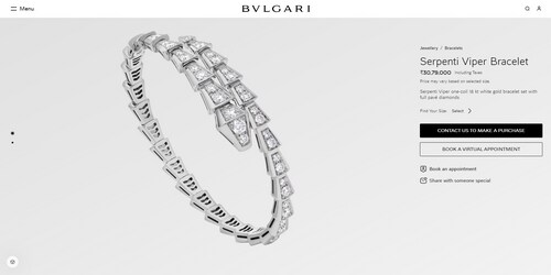 The price of the Bulgari bracelet Priyanka Chopra wore. (Instagram )