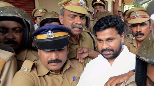 One day after his release on bail in October 2017, Dileep, one of the accused in the rape of an actress, was reinstated as president of the body of film exhibitors. (PTI) One day after his release on bail in October 2017, Dileep, one of the accused in the rape of an actress, was reinstated as president of the body of film exhibitors. (PTI)