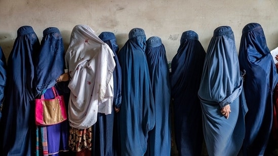 The Taliban Virtue and Vice Ministry had on May 7, 2022, said women in public must wear all-encompassing robes and cover their faces except for their eyes. (AP)