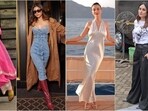 Get your fashion fix with today’s roundup of the best-dressed celebs! From Janhvi Kapoor’s chic pink kurta to Amy Jackson’s stunning satin gown and Kareena Kapoor’s effortlessly stylish t-shirt look, these stars are making bold fashion statements. Check out all the standout looks of today that are sure to inspire your style.