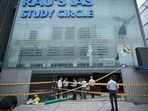 Rau's IAS Study Circle in Rajendra Nagar in New Delhi (Sanchit Khanna/ Hindustan Times)