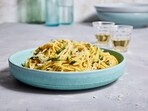 Experience the taste of Amalfi with this creamy zucchini-pecorino pasta. 