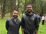 Nikhil Kamath (L) at Cubbon Park in Bengaluru Nikhil Kamath (L) at Cubbon Park in Bengaluru