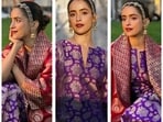 Sanya Malhotra dons a brocade set made by her mum(Photo: Instagram)
