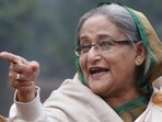 Sheikh Hasina stepped down in the face of student-led protests and fled to India on August 5. (AP/FILE) Sheikh Hasina stepped down in the face of student-led protests and fled to India on August 5. (AP/FILE)