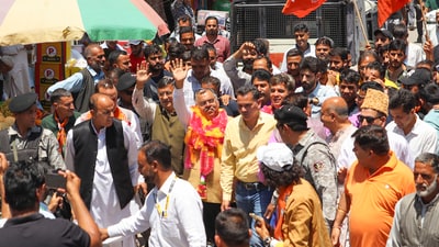 BJP National General Secretary Tarun Chugh during a rally in Poonch district, UT of Jammu and Kashmir. (PTI) BJP National General Secretary Tarun Chugh during a rally in Poonch district, UT of Jammu and Kashmir. (PTI)