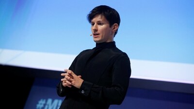 Founder and CEO of Telegram Pavel Durov delivers a keynote speech during the Mobile World Congress in Barcelona, Spain February 23, 2016. REUTERS/Albert Gea