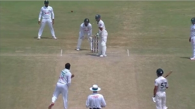 Shakib Al Hasan threw the ball at Mohammad Rizwan in another episode of meltdown during the 1st PAK vs BAN Test