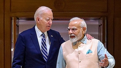 A file photo of Prime Minister Narendra Modi with US President Joe Biden. (PTI file) A file photo of Prime Minister Narendra Modi with US President Joe Biden. (PTI file)