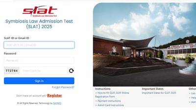 SLAT 2025 registrations have started at slat-test.org. Details on how to register, eligibility, important dates and more are given here. SLAT 2025 registrations have started at slat-test.org. Details on how to register, eligibility, important dates and more are given here.