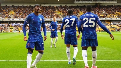 Chelsea's Noni Madueke scored a hat-trick. (REUTERS)