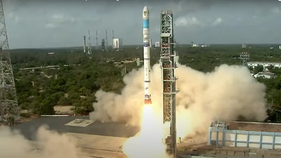 ISRO EOS 08 launch: The space agency launches of Earth Observation satellite EOS-8 from Sriharikota, Andhra Pradesh. ISRO EOS 08 launch: The space agency launches of Earth Observation satellite EOS-8 from Sriharikota, Andhra Pradesh.