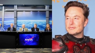 Boeing employees feel embarrassed as competitor Space X will bail their two astronauts out from space. ( (Photo by Mark Felix / AFP, @elonmusk/X)) Boeing employees feel embarrassed as competitor Space X will bail their two astronauts out from space. ( (Photo by Mark Felix / AFP, @elonmusk/X))