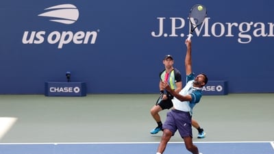 US Open 2024: Rohan Bopanna and Matthew Ebden in action. (USA TODAY Sports via Reuters Con)