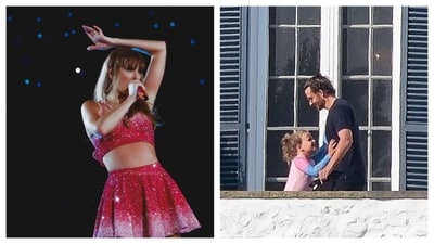 Taylor Swift hosted a bash attended by Bradley Cooper and his daughter. Taylor Swift hosted a bash attended by Bradley Cooper and his daughter.