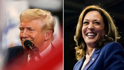US Election fundraiser race: Kamala Harris has surged past Donald Trump but he still enjoys an advantage (REUTERS)