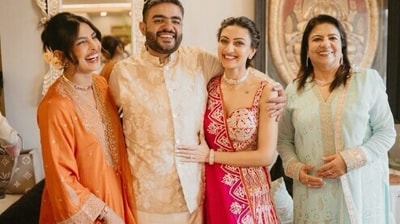 Priyanka Chopra has come to India for her brother’s wedding festivities.