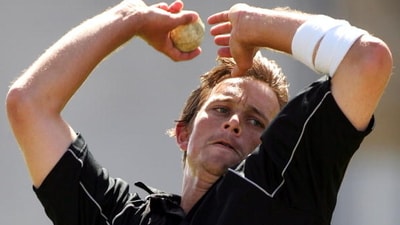 One of the three true pacers of the 2000s, Shane Bond is still remembered by many with arguably the smoothest action by a pace bowler of all time. With a high jump and a slick rotation of the hands, Bond would effortlessly get close to hitting the 150 mark repeatedly. However, his action did lead to stress fracture in his back and cut short his career. (Getty) One of the three true pacers of the 2000s, Shane Bond is still remembered by many with arguably the smoothest action by a pace bowler of all time. With a high jump and a slick rotation of the hands, Bond would effortlessly get close to hitting the 150 mark repeatedly. However, his action did lead to stress fracture in his back and cut short his career. (Getty)