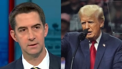 Sen. Tom Cotton appeared on Sunday's "This Week" broadcast. ABC News' Jonathan Karl interviewed but things got a bit messy as soon as Kamala Harris' past policies were brought up. Sen. Tom Cotton appeared on Sunday's "This Week" broadcast. ABC News' Jonathan Karl interviewed but things got a bit messy as soon as Kamala Harris' past policies were brought up.