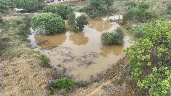 Officials said that the water bodies have been created at topographically strategic locations where water naturally accumulates.