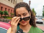 BJP MP Kangana Ranaut during the Monsoon session of Parliament, in New Delhi. BJP MP Kangana Ranaut during the Monsoon session of Parliament, in New Delhi.