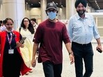 Rajkummar Rao at Lucknow airport