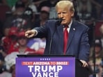In one of the cards, Donald Trump holds a ball with a Bitcoin logo in his hand, highlighting him as a crypto-friendly presidential candidate.