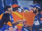 Sanjiv Goenka (L) in an animated chat with KL Rahul during IPL 2024 Sanjiv Goenka (L) in an animated chat with KL Rahul during IPL 2024