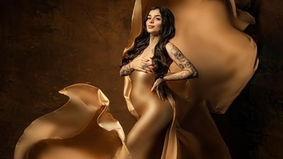 Karely Ruiz announced her pregnancy and revealed the gender of her baby. (@karelyruiz/Instagram) Karely Ruiz announced her pregnancy and revealed the gender of her baby. (@karelyruiz/Instagram)