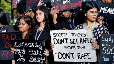 Students staging a protest against the sexual assault and murder of a postgraduate trainee doctor at Kolkata's RG Kar Hospital (ANI file photo) Students staging a protest against the sexual assault and murder of a postgraduate trainee doctor at Kolkata's RG Kar Hospital (ANI file photo)