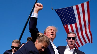 Trump assassination attempt: Counter-sniper admits there was 'odd' pattern of evidence-handling after shooting (AP Photo/Evan Vucci, File) (AP) Trump assassination attempt: Counter-sniper admits there was 'odd' pattern of evidence-handling after shooting (AP Photo/Evan Vucci, File) (AP)