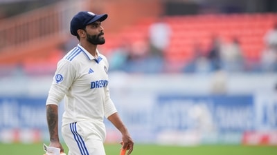 India's Ravindra Jadeja during the first cricket test match between England and India in Hyderabad (AP) India's Ravindra Jadeja during the first cricket test match between England and India in Hyderabad (AP)