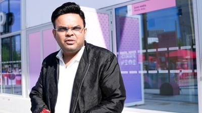 Jay Shah will be the youngest ever ICC chairman when be begins his tenure on December 1. (PTI) Jay Shah will be the youngest ever ICC chairman when be begins his tenure on December 1. (PTI)
