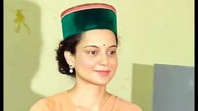 Kangana Ranaut, the Bharatiya Janata Party’s MP from Himachal Pradesh’s Mandi constituency. (HT Photo) Kangana Ranaut, the Bharatiya Janata Party’s MP from Himachal Pradesh’s Mandi constituency. (HT Photo)
