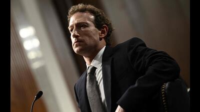 Mark Zuckerberg, CEO of Meta, testifying during the US Senate Judiciary Committee hearing in January. (AFP/File) Mark Zuckerberg, CEO of Meta, testifying during the US Senate Judiciary Committee hearing in January. (AFP/File)