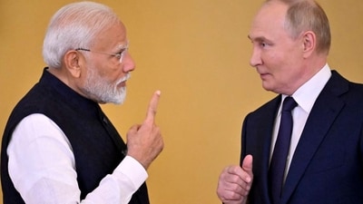 Russian president Vladimir Putin and Prime Minister Narendra Modi. (AFP file) Russian president Vladimir Putin and Prime Minister Narendra Modi. (AFP file)