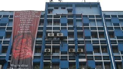 'Justice for Abhaya' banner is seen at RG Kar Medical College & Hospital where doctors continue there protest over rape and murder of a trainee doctor in Kolkata (Photo by Samir Jana/ Hindustan Times) 'Justice for Abhaya' banner is seen at RG Kar Medical College & Hospital where doctors continue there protest over rape and murder of a trainee doctor in Kolkata (Photo by Samir Jana/ Hindustan Times)