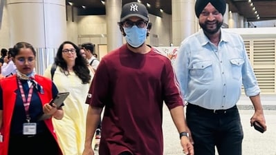 Rajkummar Rao at Lucknow airport (HT Photo) Rajkummar Rao at Lucknow airport (HT Photo)