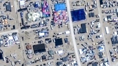 Death of woman on first day of Burning Man devastates community (Maxar Technologies/Handout via REUTERS) (via REUTERS)