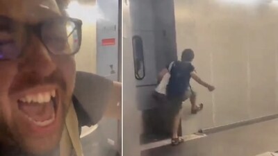 American tourist in Colombia has bizarre meltdown after missing flight (aflyguytravels/Instagram) American tourist in Colombia has bizarre meltdown after missing flight (aflyguytravels/Instagram)