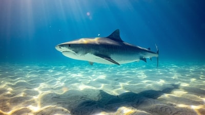 The incident of a group of men “fighting” a shark over a fish occurred off the coast of San Diego. (Unsplash/geerald) The incident of a group of men “fighting” a shark over a fish occurred off the coast of San Diego. (Unsplash/geerald)