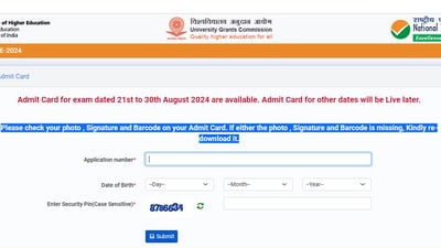 UGC NET Admit Card 2024: Hall tickets for exams up to August 30 released (ugcnet.nta.ac.in, screenshot) UGC NET Admit Card 2024: Hall tickets for exams up to August 30 released (ugcnet.nta.ac.in, screenshot)