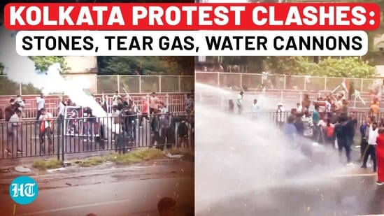 Kolkata Horror: Police Fire Tear Gas, Water Cannons; Protestors Climb Barricades