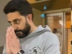 Abhishek Bachchan with Jaya Bachchan and Shweta Bachchan at Mumbai airport. Abhishek Bachchan with Jaya Bachchan and Shweta Bachchan at Mumbai airport.