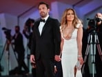(FILES Jennifer Lopez 'seems relieved' after her divorce from Ben Affleck.(Photo by Filippo MONTEFORTE / AFP)